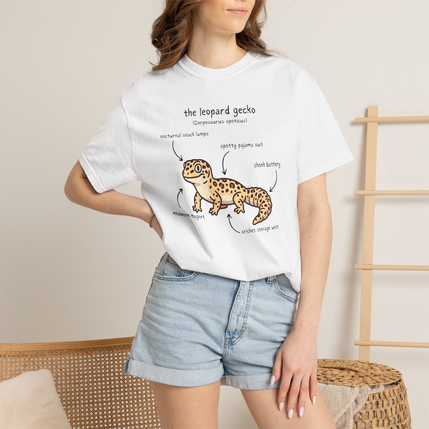 Anatomy of a Leopard Gecko Shirt, Comfort Colors Gecko Tee, Funny Reptile T Shirt, Leopard Gecko Gift, Herpetology Shirt, Lizard Lover Tee