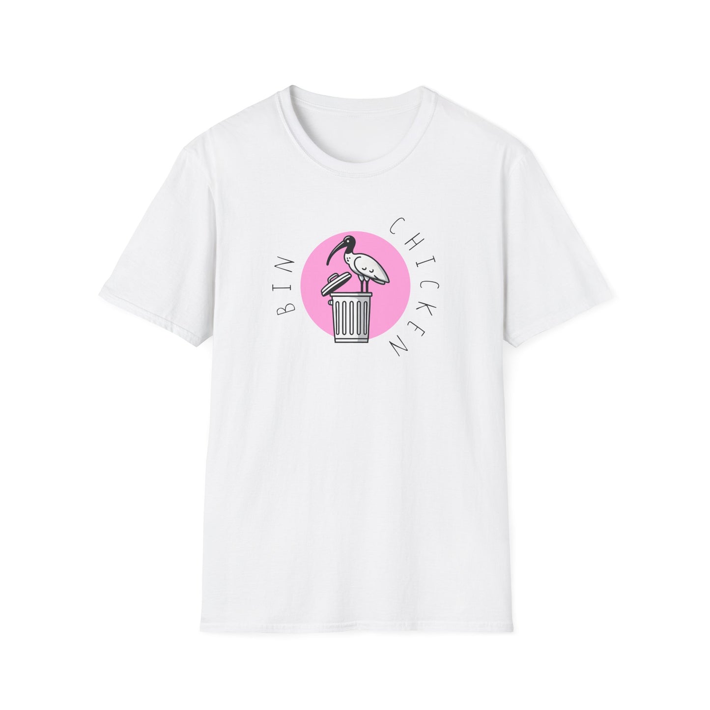Bin Chicken T-Shirt, Australian White Ibis Shirt, Aussie Bird Lover Tee, Trash Bird Graphic Tee, Australian Wildlife Gift
