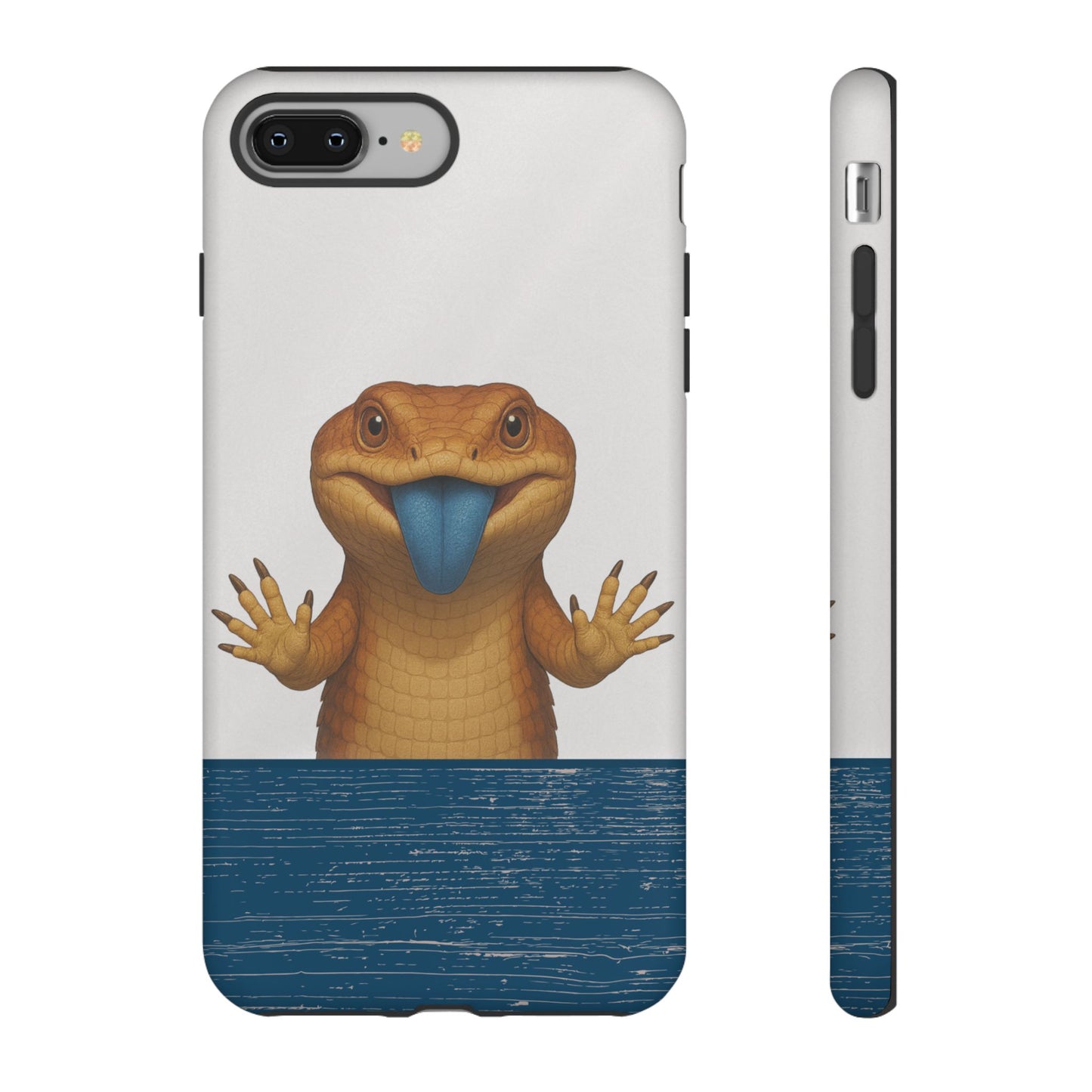 Blue-tongued Lizard iPhone Case – Glass Surfer Australian Wildlife Design
