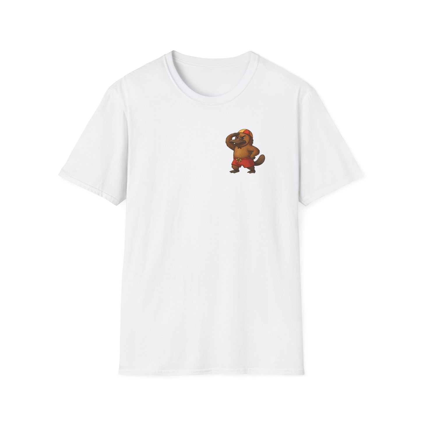 Lifesaver Platypus T-Shirt, Funny Australian Platypus Shirt, Aussie Beach Tee, Cute Wildlife T-Shirt, Summer Platypus Graphic Tee