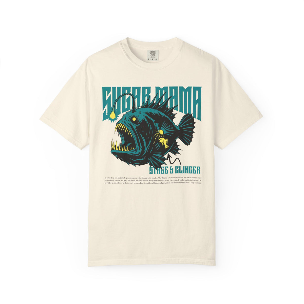 Angler Fish Shirt, Comfort Colors Deep Sea Fish Tee, Marine Biology T Shirt, Ocean Lover Gift, Funny Anglerfish Graphic Tee, Science Shirt