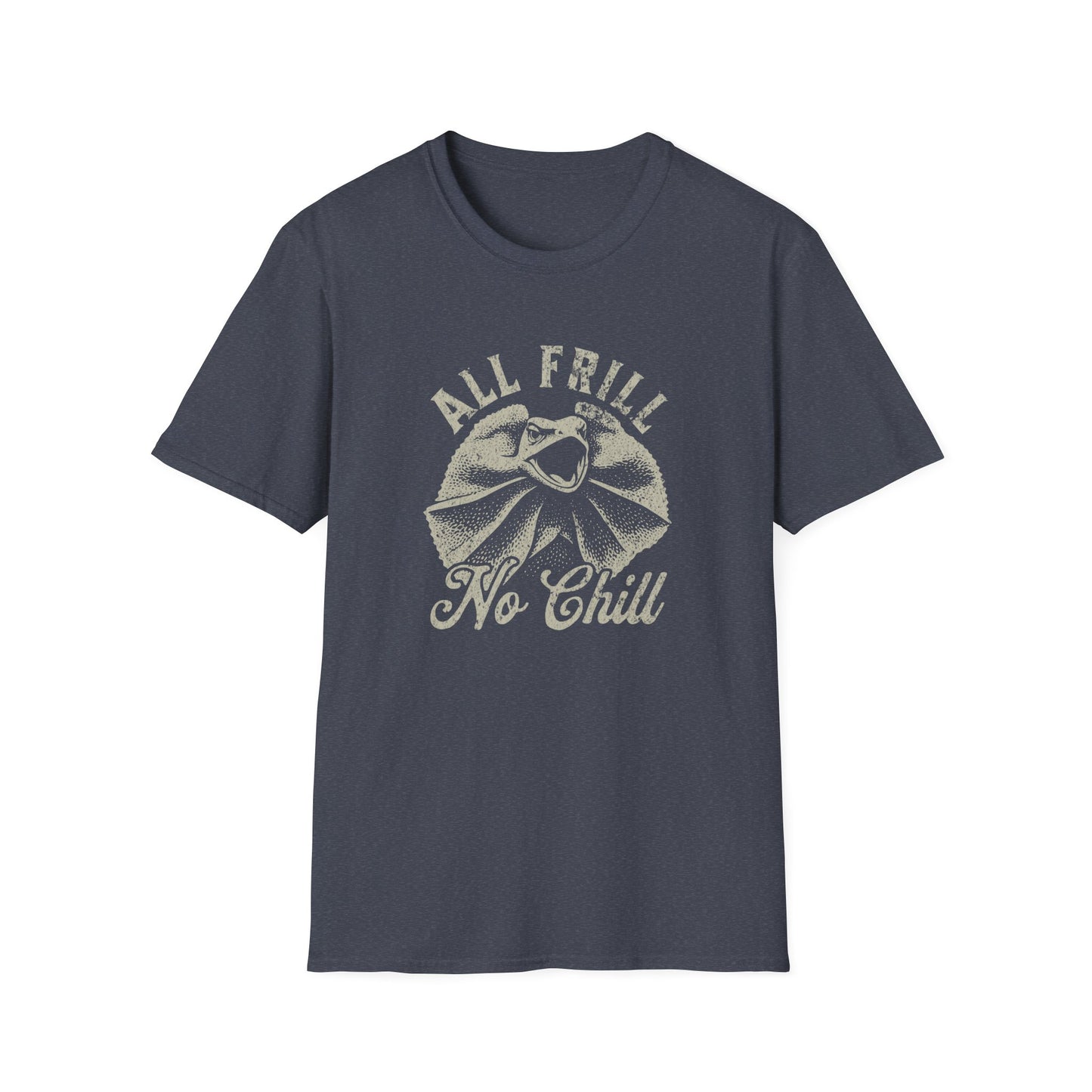 Frill-necked Lizard T-Shirt – All Frill, No Chill Funny Australian Wildlife Tee
