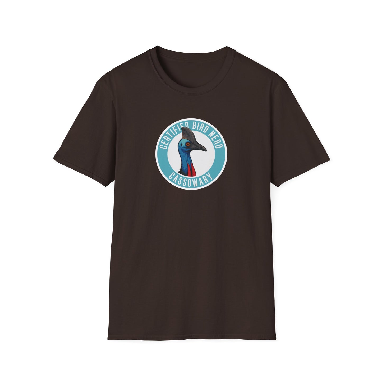 Cassowary T-Shirt, Certified Bird Nerd Shirt, Australian Bird Tee, Wildlife Lover Gift, Birdwatching Shirt, Rainforest Animal Tee