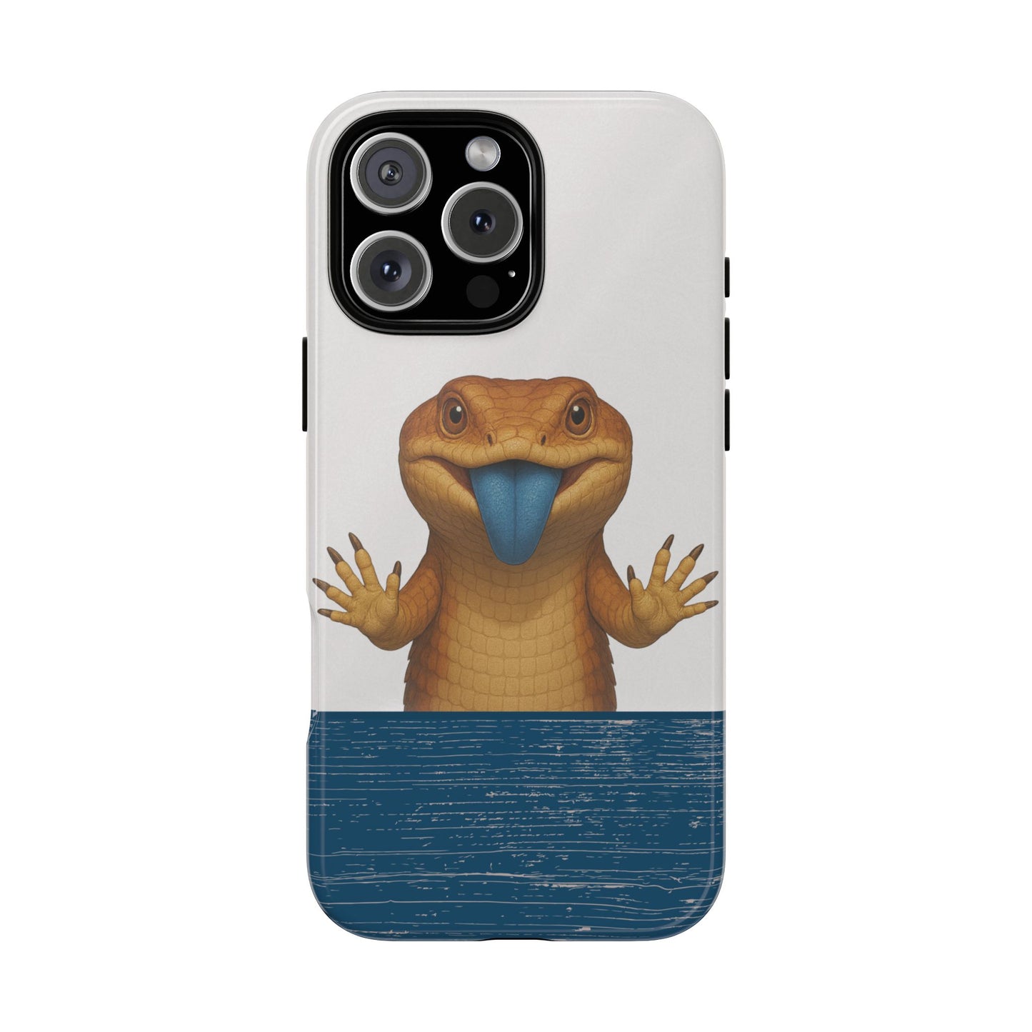 Blue-tongued Lizard iPhone Case – Glass Surfer Australian Wildlife Design