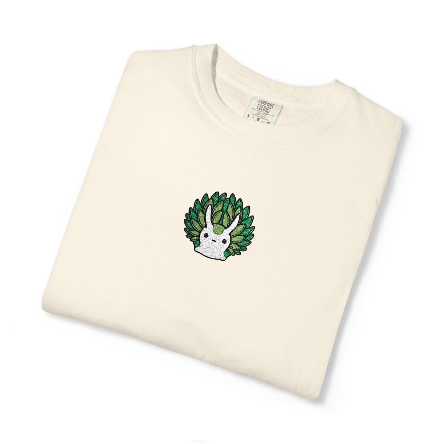 Sea Sheep Embroidered Comfort Colors T-Shirt, Cute Sea Slug Shirt, Nudibranch Tee, Ocean Animal Gift, Marine Biology Embroidered Shirt