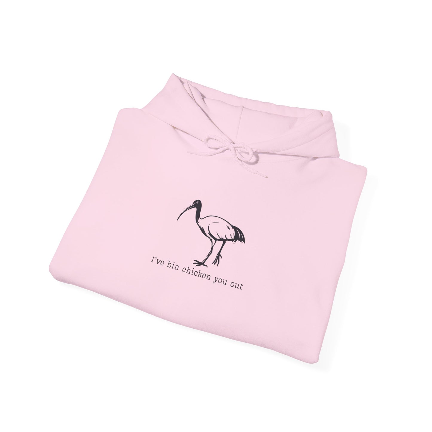 Bin Chicken Hoodie, White Ibis Hoodie, Funny Australian Bird Hoodie, Aussie Bird Hoodie, I’ve Bin Chicken You Out, Meme Hoodie, Bird Lover Gift
