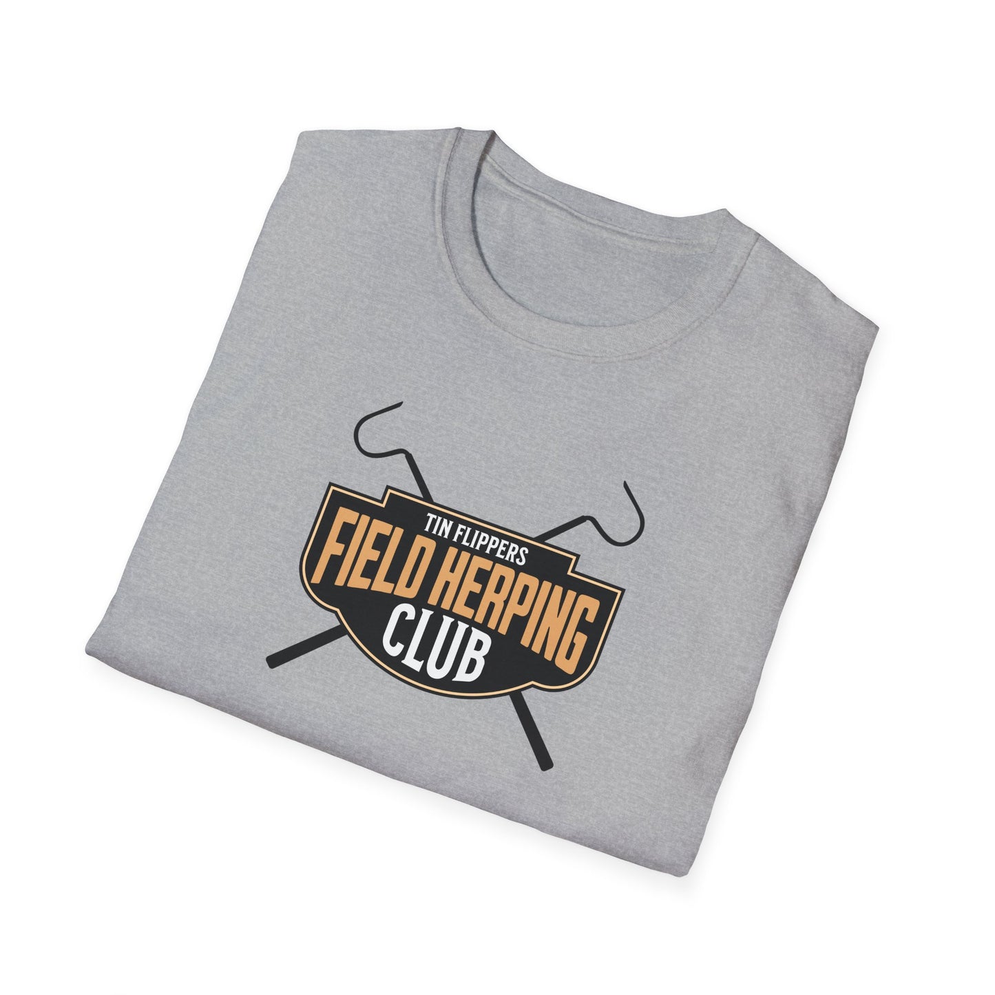 Field Herping Club T-Shirt, Tin Flippers Shirt, Reptile Lover Tee, Snake Hook Graphic Shirt, Herper Gift, Wildlife Club Tee