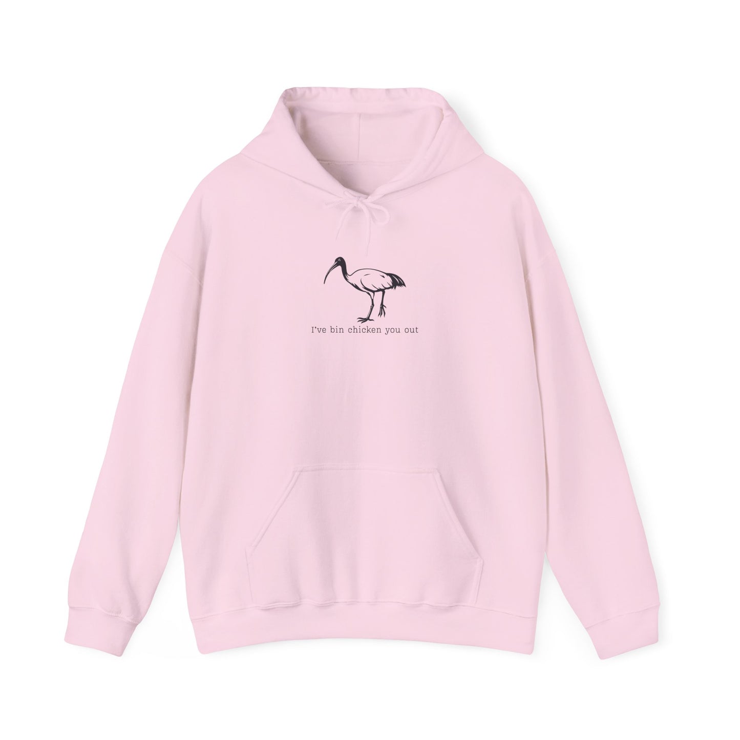 Bin Chicken Hoodie, White Ibis Hoodie, Funny Australian Bird Hoodie, Aussie Bird Hoodie, I’ve Bin Chicken You Out, Meme Hoodie, Bird Lover Gift