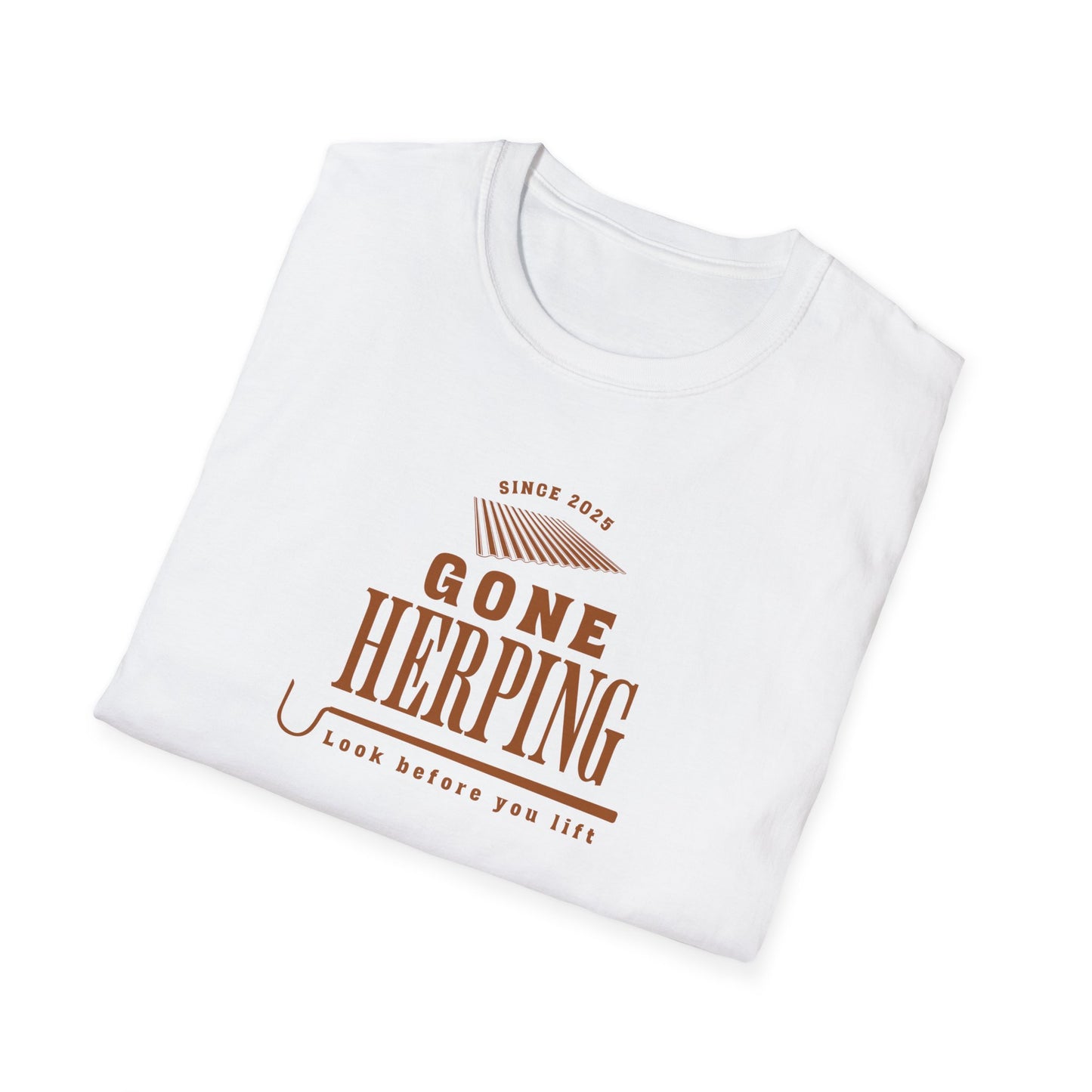 Gone Herping T-Shirt, Look Before You Lift Shirt, Field Herping Tee, Reptile Lover Gift, Snake Lover Shirt, Wildlife Graphic Tee