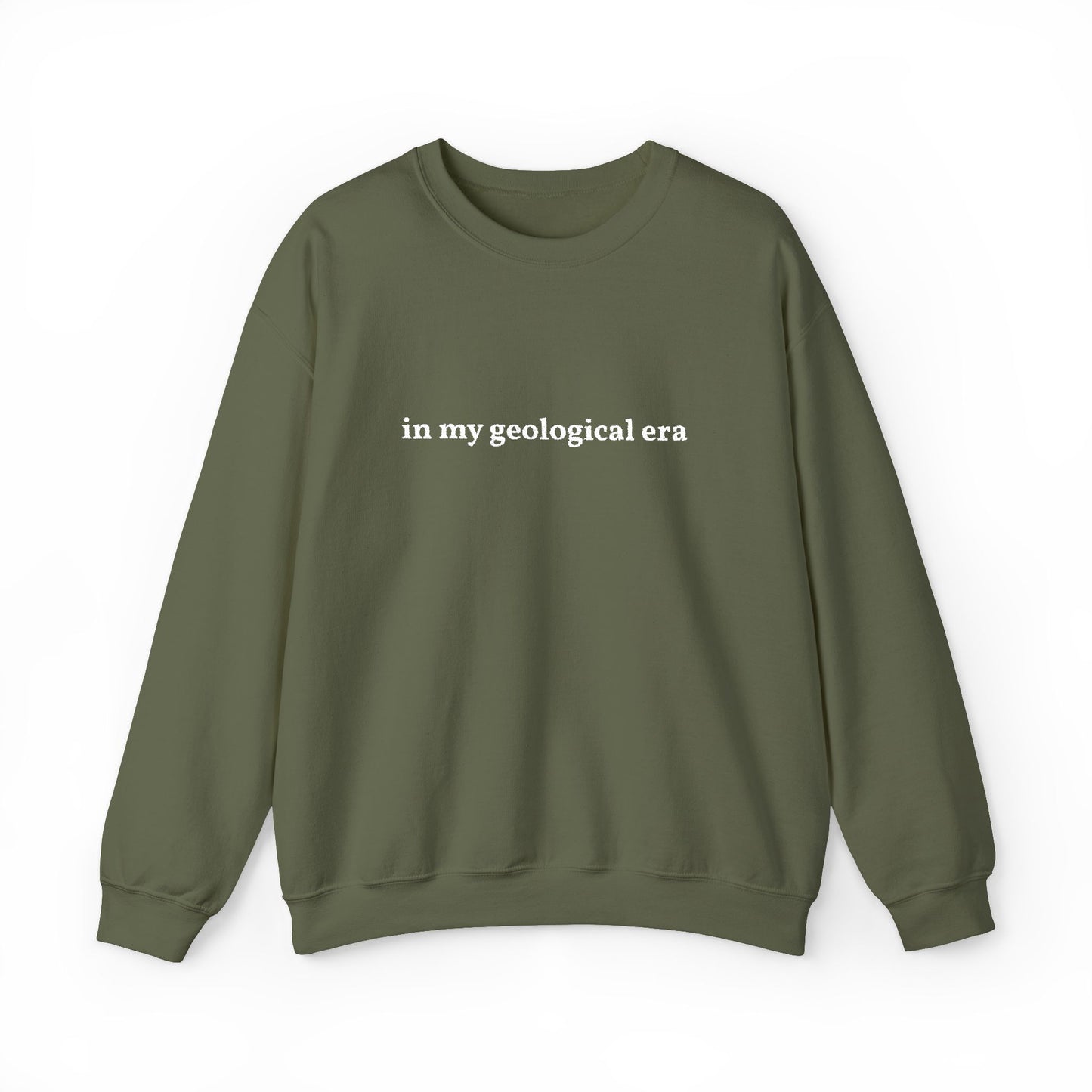 In My Geological Era Embroidered Sweatshirt Geology Gift for Geologist Science Teacher Crewneck Paleontology Earth Science Jumper