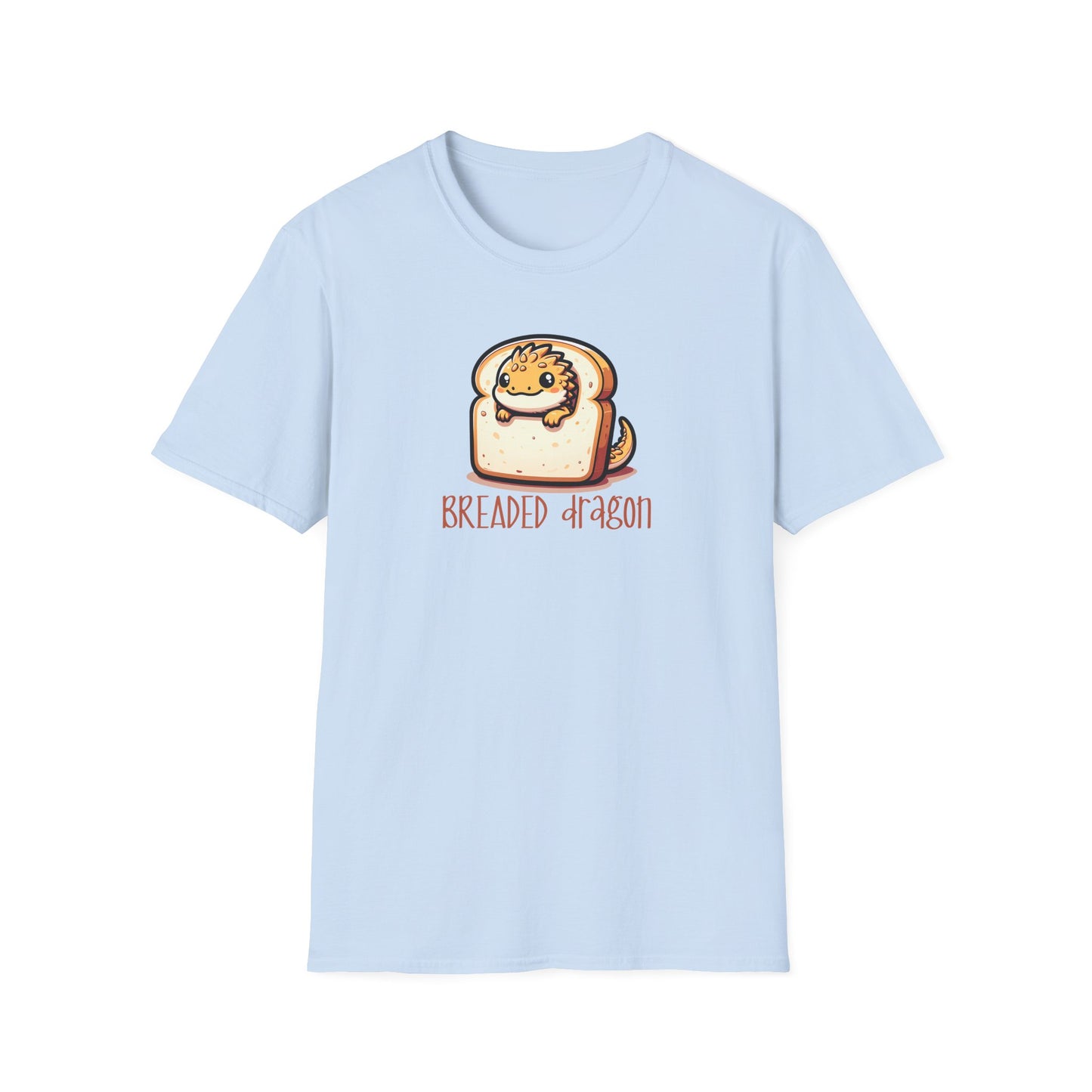 Breaded Dragon T-Shirt, Bearded Dragon Pun Shirt, Cute Reptile Lover Tee, Lizard Gift, Beardie Mom Dad Shirt, Food Pun Graphic Tee