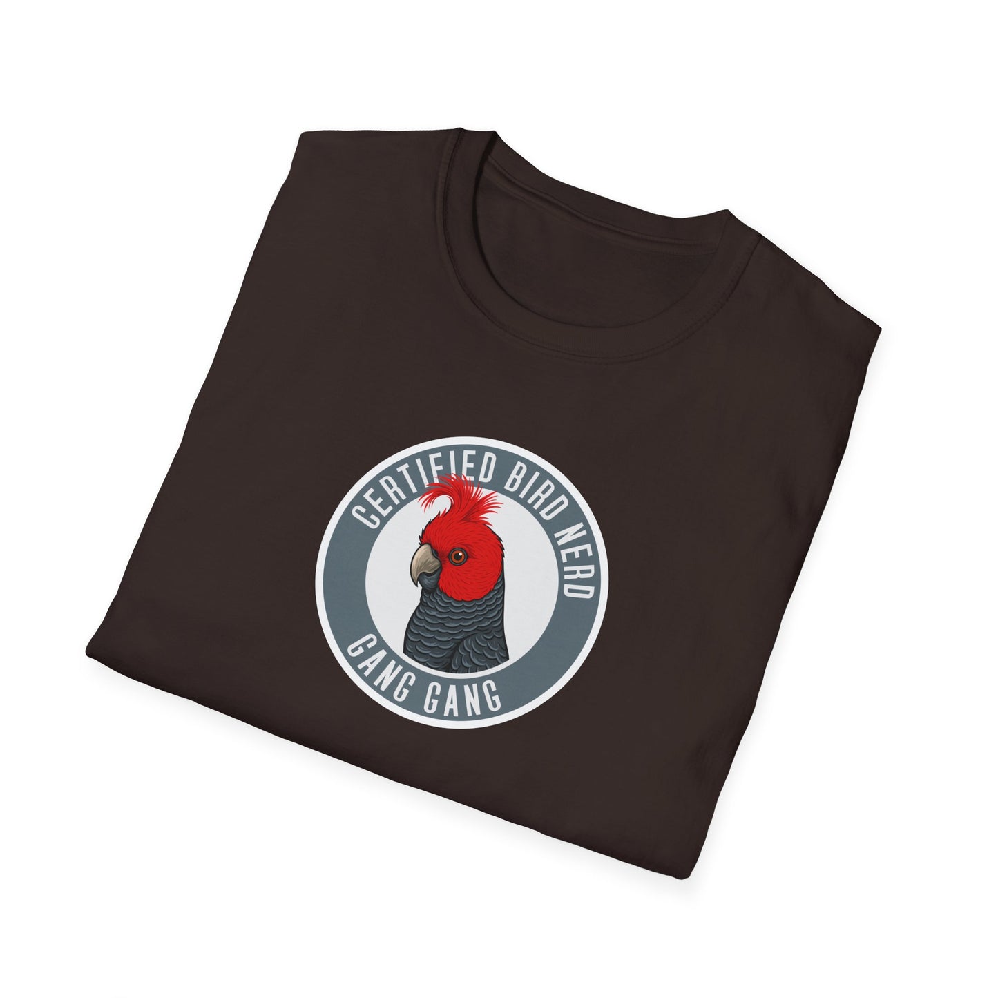 Gang Gang Cockatoo T-Shirt, Certified Bird Nerd Shirt, Australian Bird Tee, Birdwatching Gift, Wildlife Lover Tee, Cockatoo Shirt