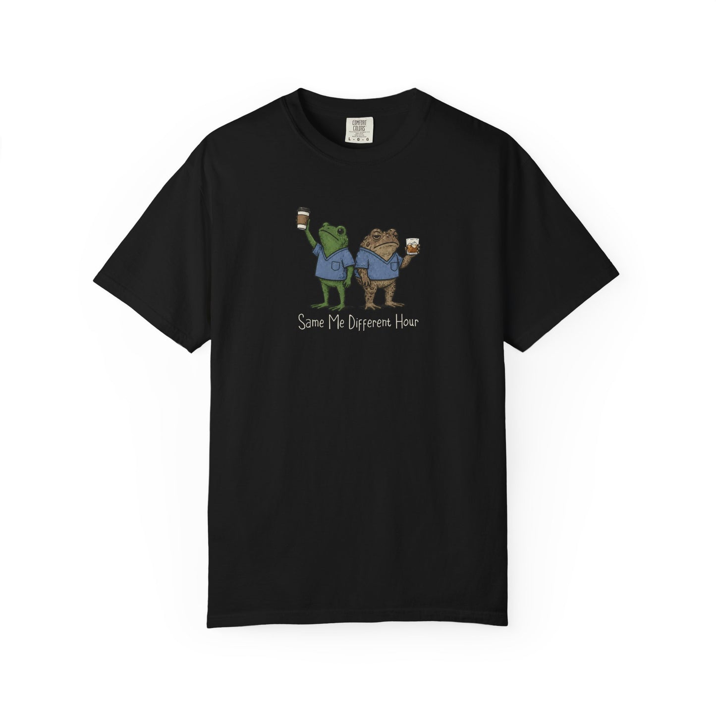 Night Shift Nurse Frog Shirt, Same Me Different Hour Tee, Funny Nurse Shirt, Frog Nurse T Shirt, Comfort Colors Medical Humor Tee