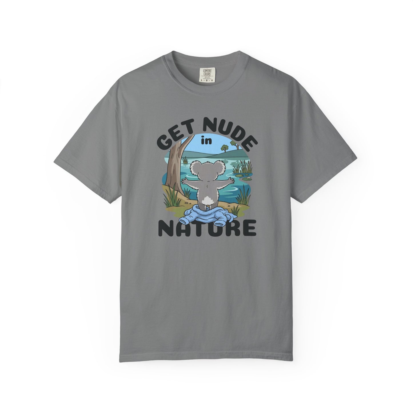 Get Nude In Nature Koala Shirt, Funny Koala T Shirt, Comfort Colors Nature Tee, Australian Wildlife Shirt, Camping Humor Tee, Aussie Gift