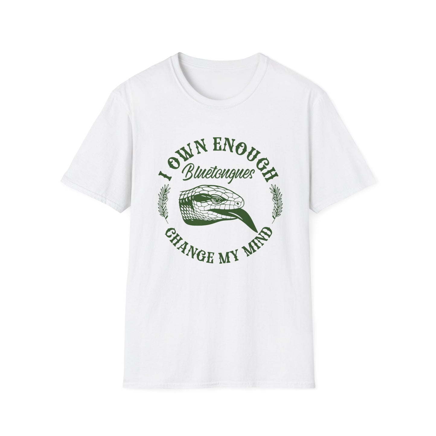 I Own Enough Blue-Tongues Change My Mind T-Shirt | Funny Reptile Keeper Tee | Aussie Lizard Lover Gift | Reptile Expo Shirt