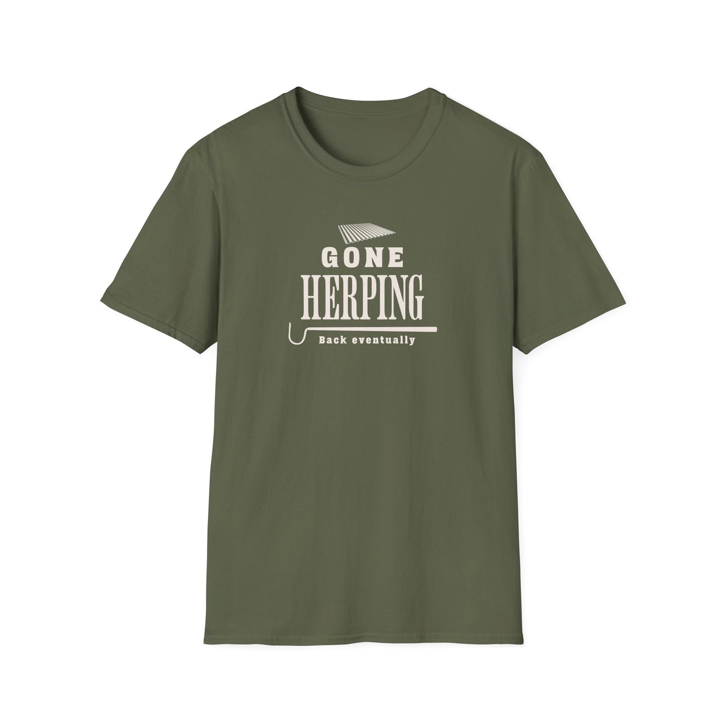 Gone Herping T-Shirt, Back Eventually Shirt, Field Herping Tee, Reptile Lover Gift, Snake Lover Shirt, Wildlife Graphic Tee