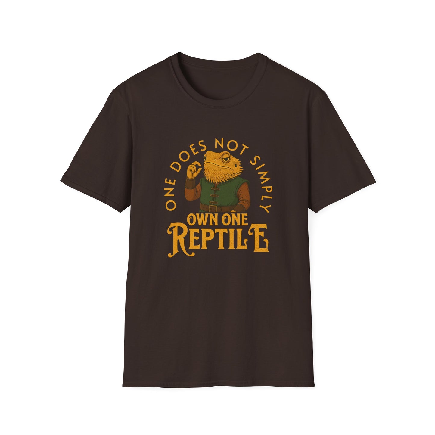 One Does Not Simply Own One Reptile T-Shirt – Funny Reptile Lover, Lizard, Snake & Herpetology Gift Tee