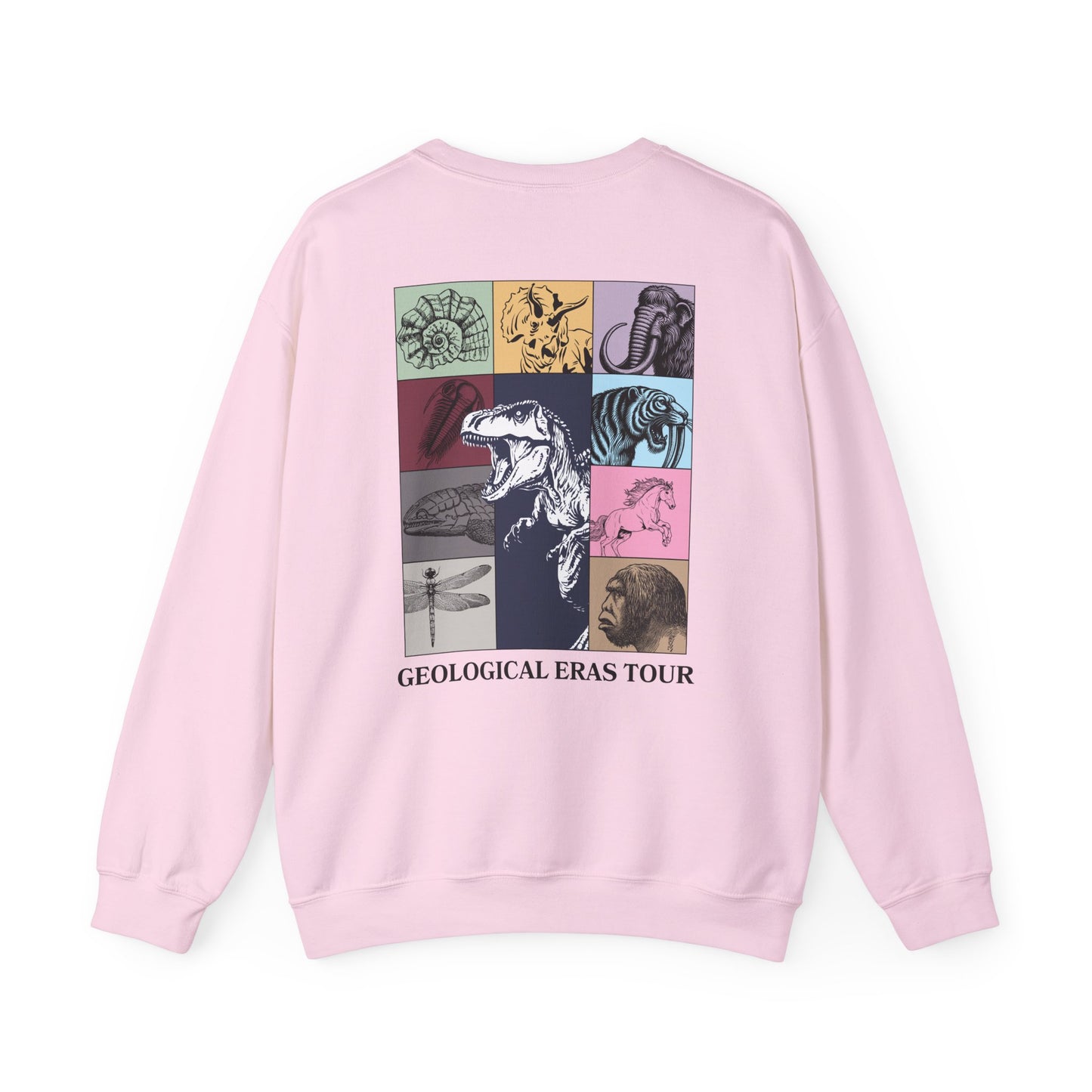 Geological Eras Tour Sweatshirt, Dinosaur Sweatshirt, Evolution Sweater, Science Sweatshirt, Fossil Sweater, Paleontology Gift