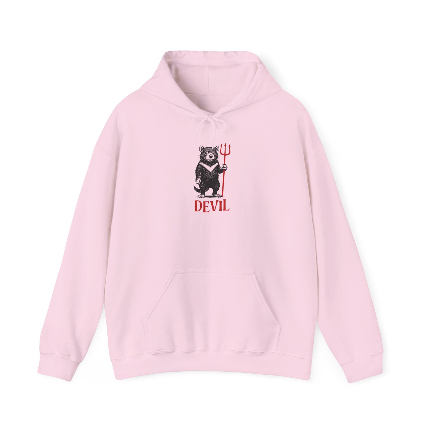 Tasmanian Devil Hoodie, Devil Hoodie, Funny Australian Animal Hoodie, Aussie Wildlife Hoodie, Gothic Animal Sweatshirt, Cryptid Style Hoodie, Tasmania Gift