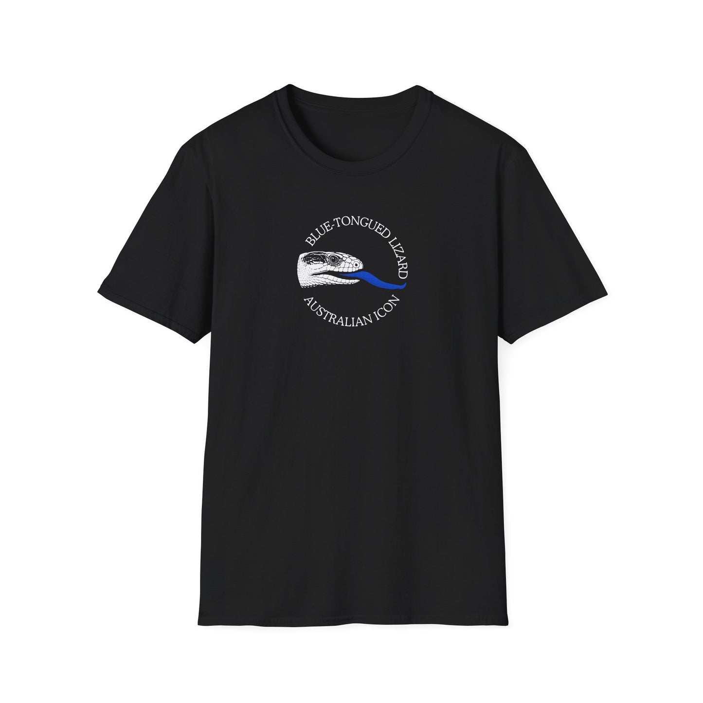 Blue Tongue Lizard T-Shirt, Blue Tongued Skink Tee, Australian Reptile Shirt, Herpetology T-Shirt, Aussie Wildlife Graphic Tee