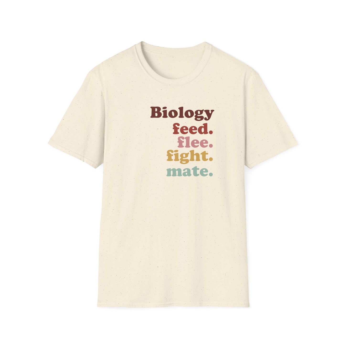 4 F’s Of Biology T-Shirt, Feed Flee Fight Mate Shirt, Biology Teacher Tee, Science Student Gift, Ecology Zoology Shirt, Nature Nerd Tee