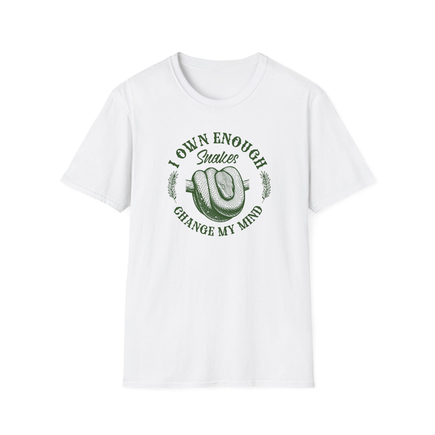 Snake Keeper T-Shirt I Own Enough Snakes Change My Mind, Funny Reptile Shirt, Snake Lover Tee, Herpetology Gift, Serpent Keeper Tee