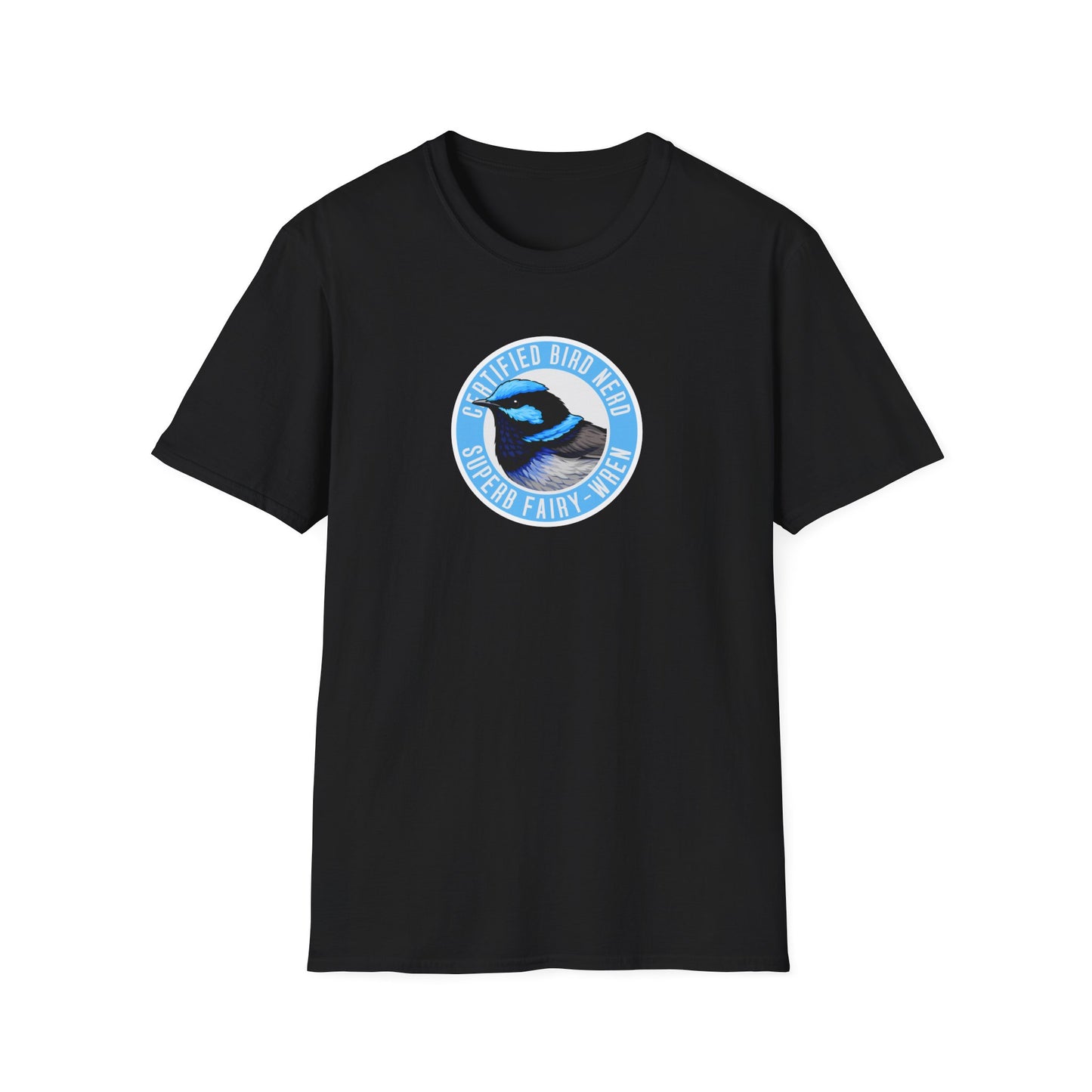 Superb Fairy Wren T-Shirt, Certified Bird Nerd Shirt, Australian Bird Tee, Birdwatching Gift, Wildlife Lover Tee, Blue Wren Shirt