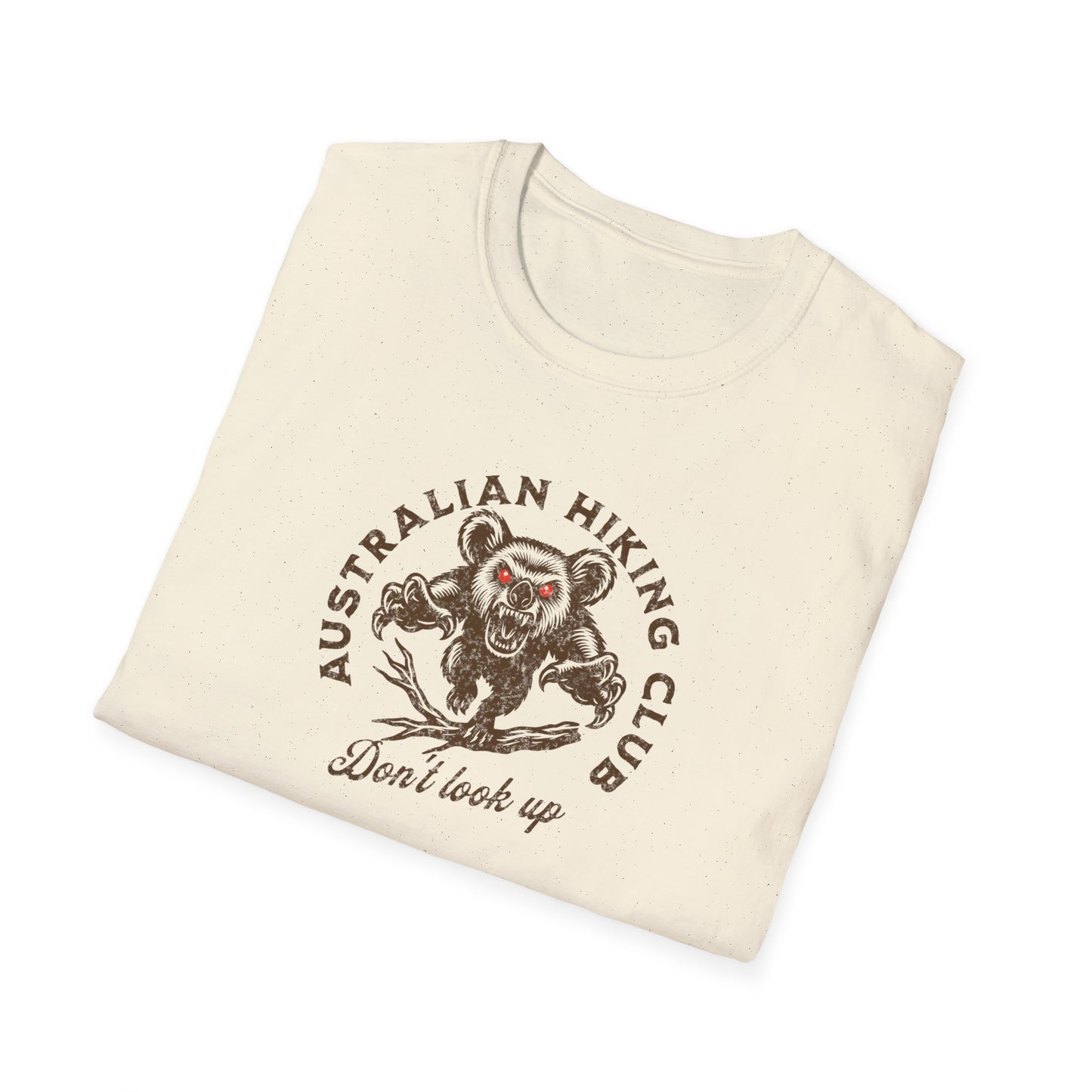Drop Bear T-Shirt Australian Hiking Club Don’t Look Up, Funny Aussie Shirt, Drop Bear Warning Tee, Australia Meme Shirt, Hiking Gift