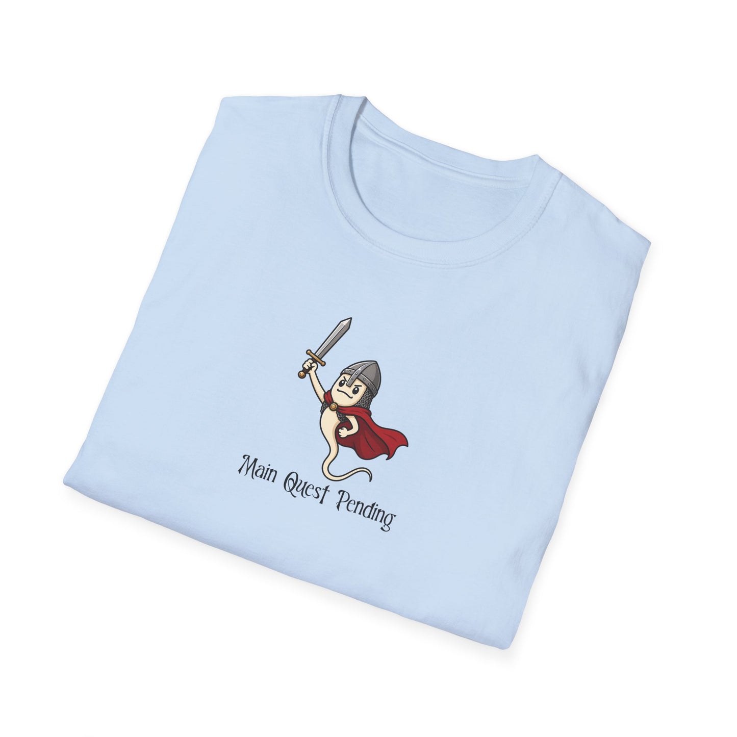 Funny Sperm T-Shirt Main Quest Pending, Father to Be Shirt, Dad Joke Shirt, Gamer Humor Tee, Biology Joke Shirt, New Dad Gift