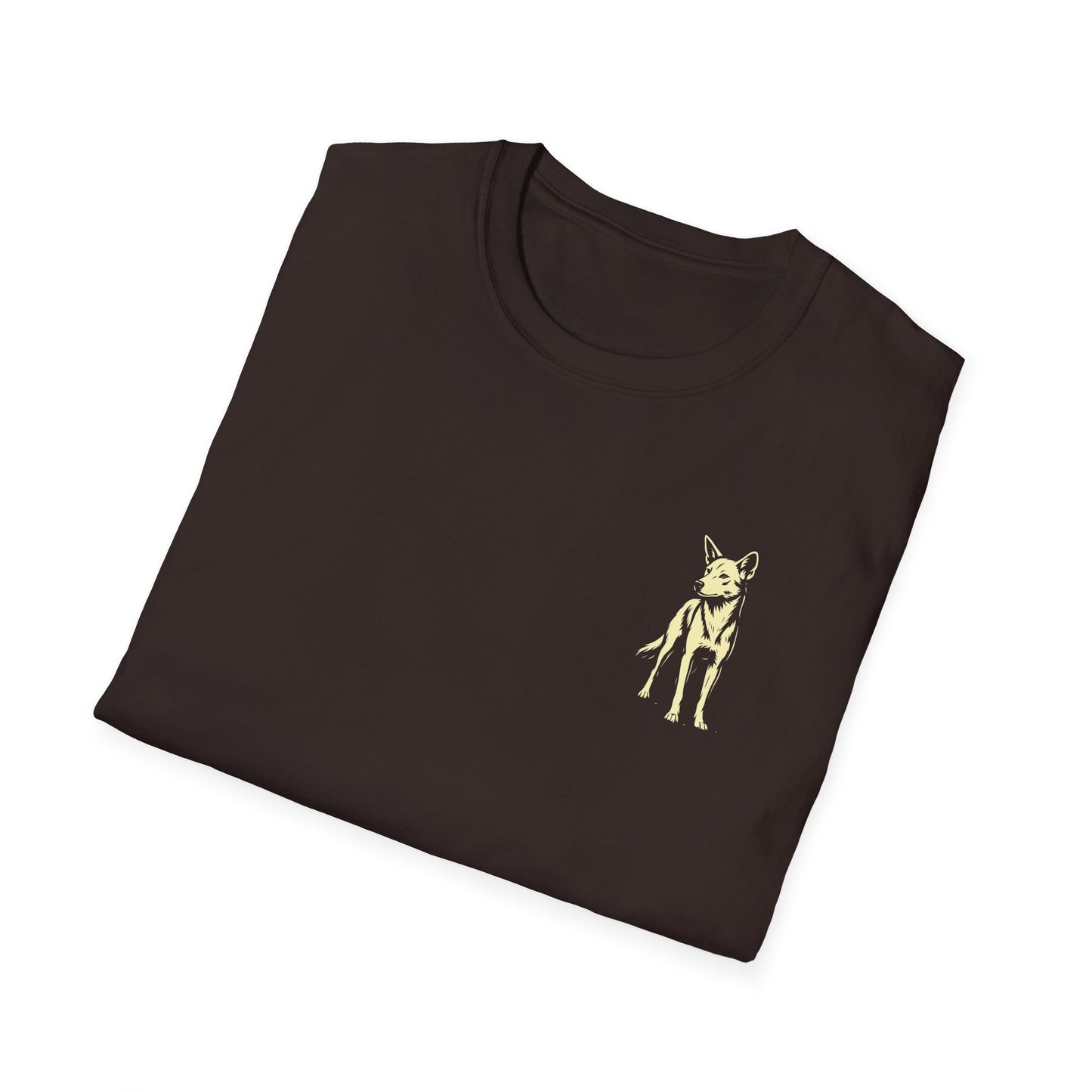 Dingo T-Shirt Minimal Australian Wildlife Tee, Aussie Dingo Shirt, Native Animal Tee Australia, Outback Shirt, Simple Animal Design