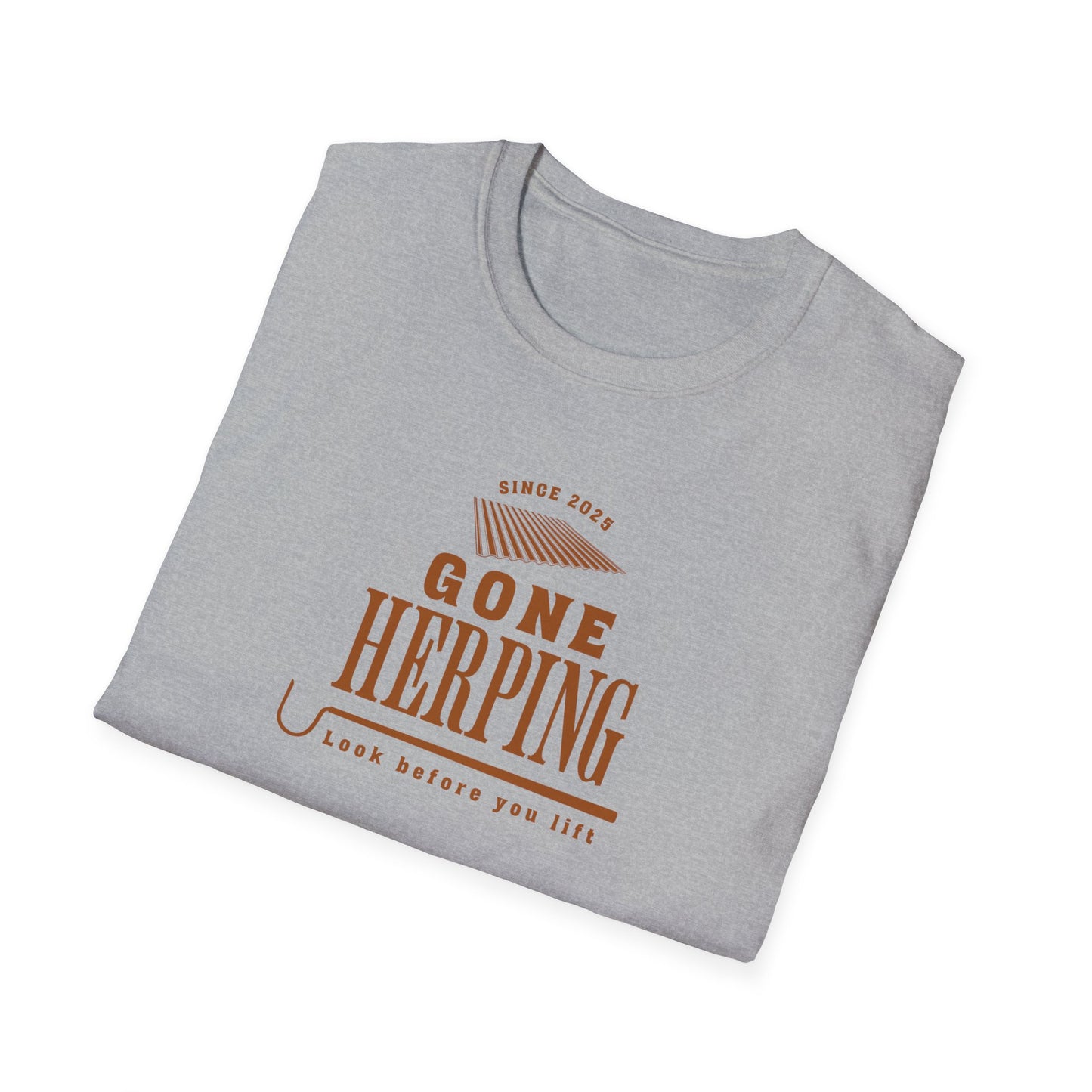 Gone Herping T-Shirt, Look Before You Lift Shirt, Field Herping Tee, Reptile Lover Gift, Snake Lover Shirt, Wildlife Graphic Tee