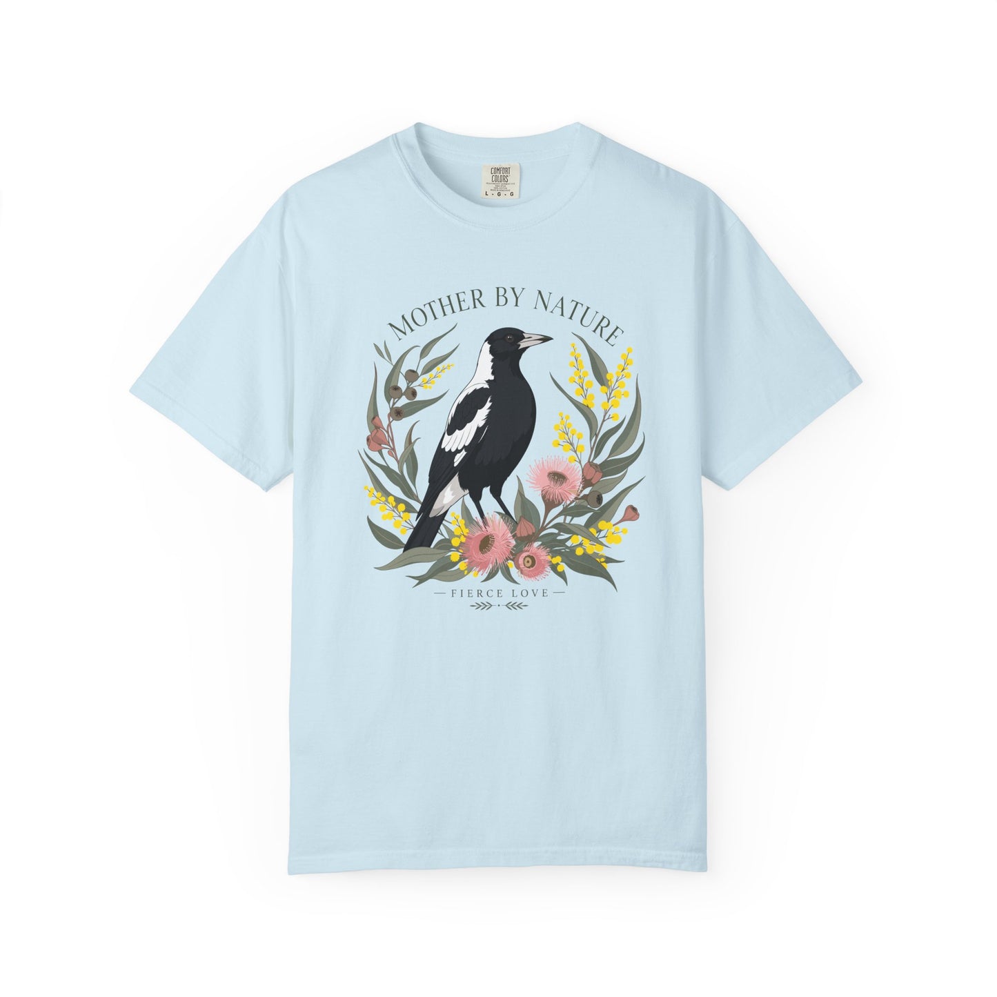 Mother By Nature Magpie Shirt, Comfort Colors Mothers Day Tee, Australian Magpie Shirt, Fierce Love Bird Shirt, Wildlife Mum Gift