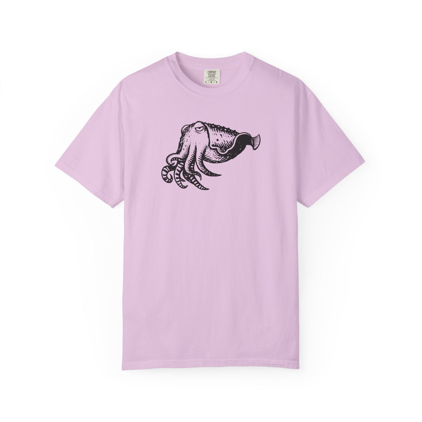 Cuttlefish Shirt, Comfort Colors Ocean Animal Tee, Cephalopod T Shirt, Marine Biology Gift, Scuba Diver Shirt, Sea Life Graphic Tee