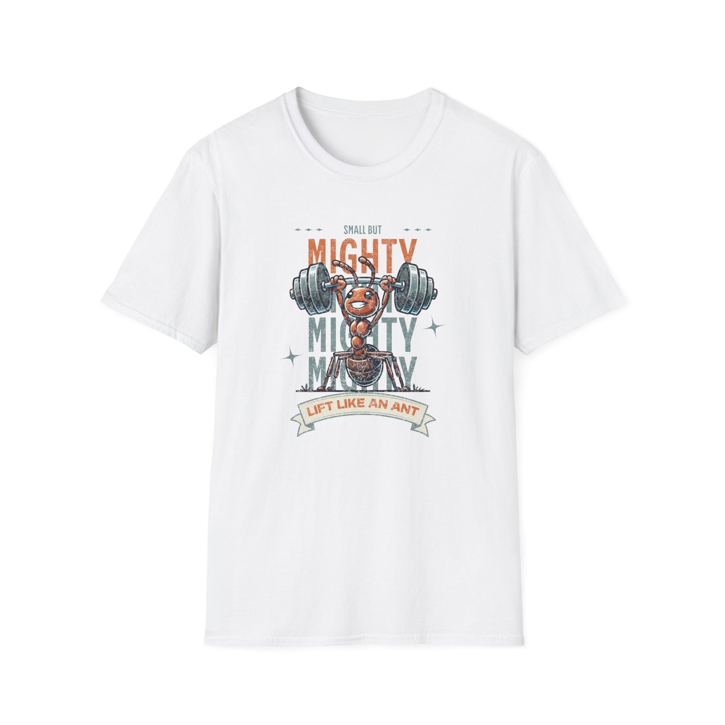 Ant Weightlifting T-Shirt, Small But Mighty Gym Shirt, Lift Like An Ant Tee, Fitness Insect Shirt, Workout Gift, Bug Lover Shirt