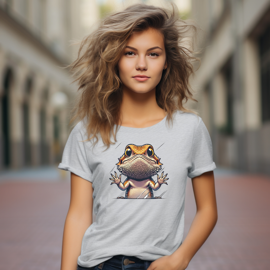 Glass Surfer Unisex Bearded Dragon T-Shirt