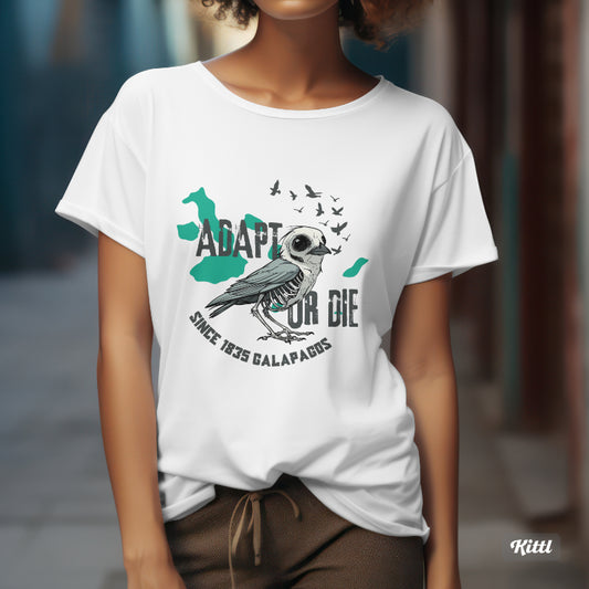 Adapt Or Die Biology Tee | Unisex Softstyle T-Shirt