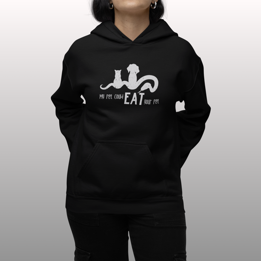 Reptile Keeper Unisex Hooded Sweatshirt | My Pet Could Eat Your Pet