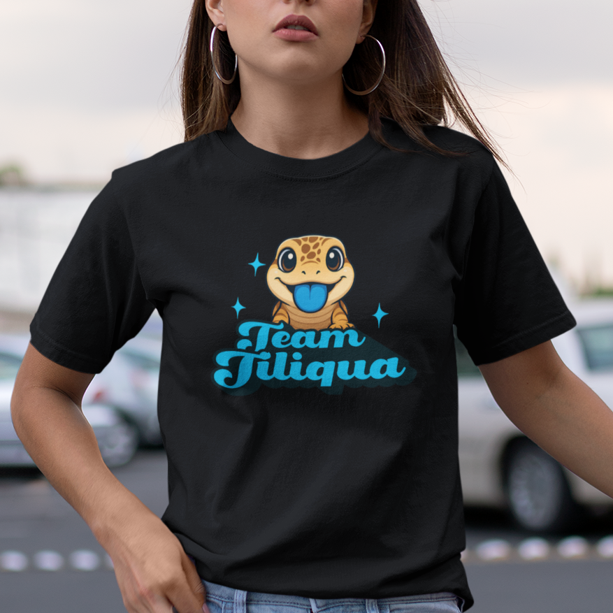 Team Tiliqua T-Shirt – Bluetongue Lizard & Shingleback Skink Reptile Lover Tee
