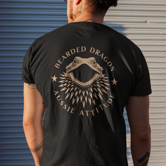 Bearded Dragon T-Shirt – Aussie Attitude Reptile Lover Tee