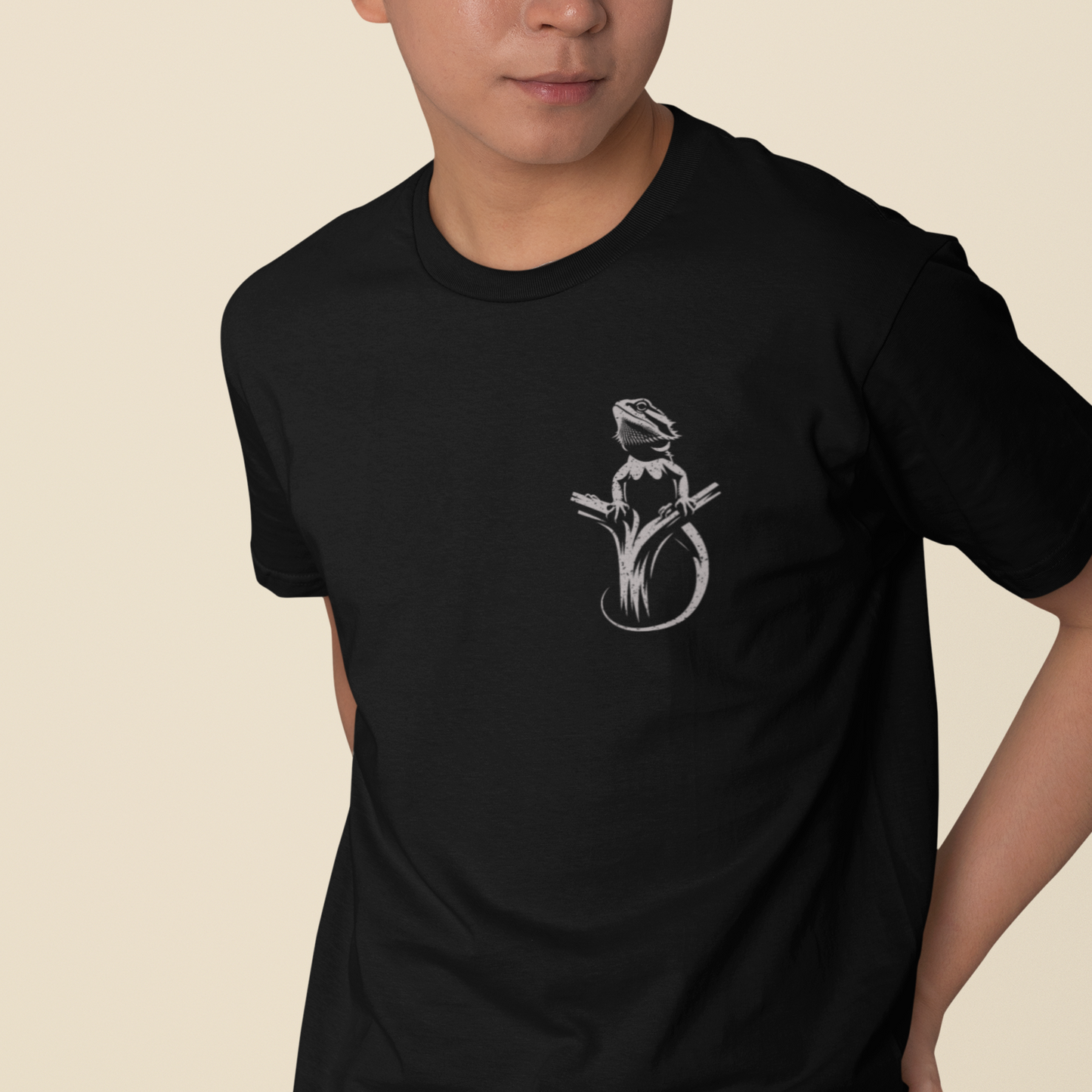 Beware of the Dragon T-Shirt – Double-Sided Bearded Dragon Funny Aussie Tee