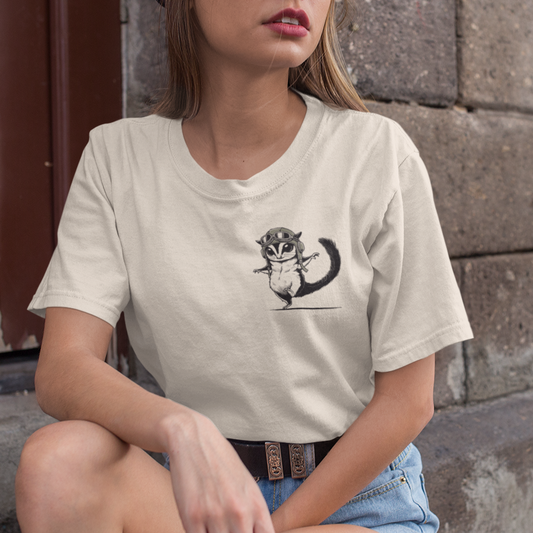 Sugar Glider T-Shirt – Whimsical Aviator Australian Wildlife Tee