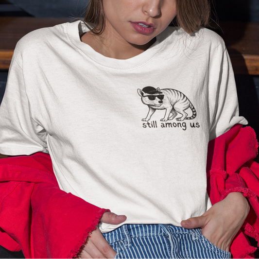 Tasmanian Tiger T-Shirt – Incognito Thylacine Still Among Us Australian Wildlife Tee