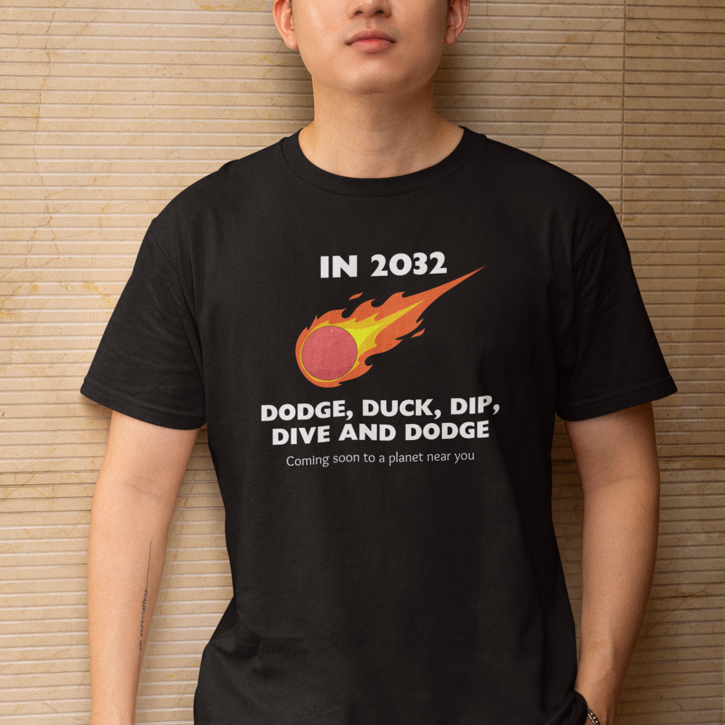YR4 Asteroid T-Shirt – Dodgeball Funny Science Space Tee