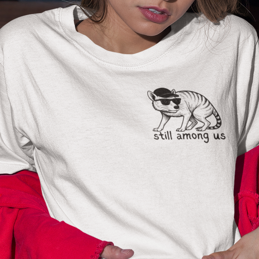 Tasmanian Tiger Incognito T-Shirt, Thylacine Disguise Shirt, Funny Extinct Animal Tee, Cryptid Shirt, Aussie Wildlife Humor, Thylacine Gift