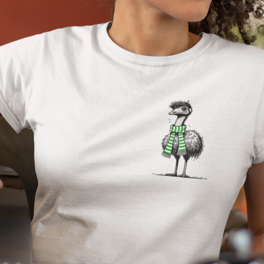 Whimsical Emu T-Shirt, Funny Emu Shirt, Aussie Bird Tee, Cute Emu Gift, Australian Wildlife Shirt, Quirky Animal Tee, Emu Lover Gift