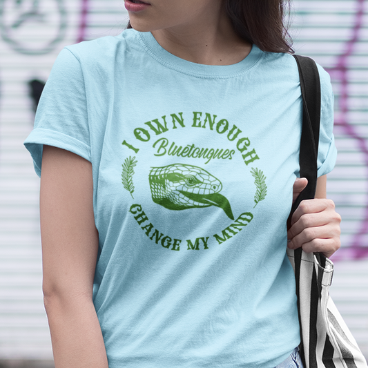Bluetongue Lizard T-Shirt I Own Enough Bluetongues Shirt, Funny Skink Keeper Tee, Tiliqua Lover Gift, Reptile Shirt