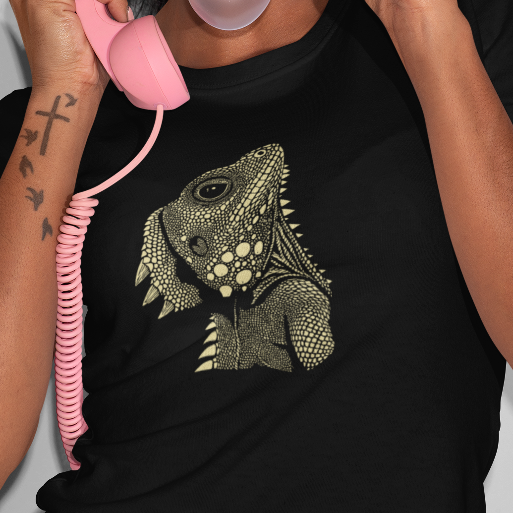 Boyd’s Forest Dragon T-Shirt, Australian Reptile Tee, Forest Dragon Shirt, Herpetology Gift, Lizard Lover T-Shirt