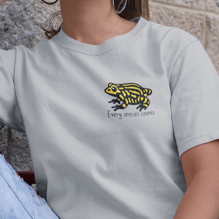 Corroboree Frog T-Shirt, Every Species Counts Shirt, Australian Frog Tee, Wildlife Conservation Shirt, Endangered Species T-Shirt
