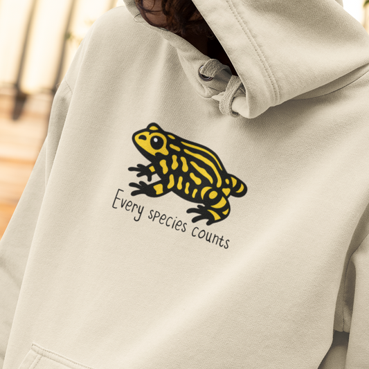 Corroboree Frog Hoodie, Every Species Counts Hoodie, Frog Conservation Hoodie, Australian Frog Hoodie, Wildlife Hoodie, Save The Frogs Sweatshirt, Nature Lover Gift