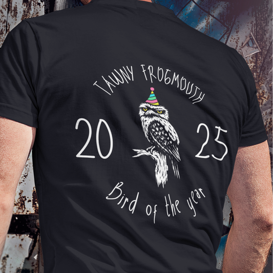 Tawny Frogmouth T-Shirt, Bird of the Year 2025 Shirt, Funny Australian Bird Tee, Owl Lover Gift, Grumpy Bird Shirt